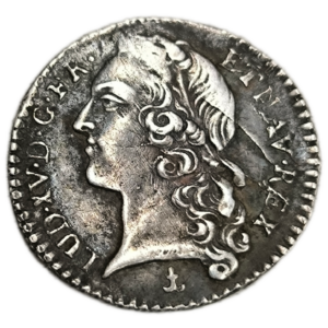 Louis XV, vingtième d’écu au bandeau 1741 Dijon