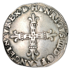 Henri IV, quart d’écu de Béarn 1604 Morlaàs