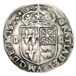 Henri IV, quart d’écu de Béarn 1604 Morlaàs