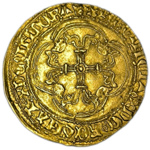 Charles VII, écu d’or à la couronne Angers
