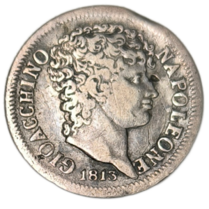 Royaume de Naples, Joachim Murat, 1/2 lire 1813 Naples