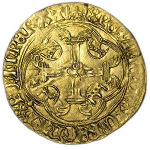 Louis XI, écu d&rsquo;or à la couronne Saint-Lô