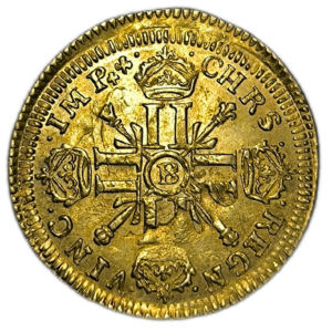 Louis XIV, Louis d’or aux 8L et aux insignes 1701 Rouen