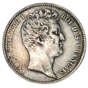 Louis-Philippe 1er, 1 franc tête nue 1831 Lille