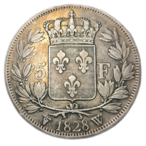 Charles X, 5 francs, 2ème type 1828 Lille