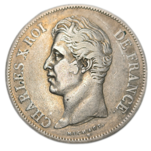 Charles X, 5 francs, 2ème type 1828 Lille
