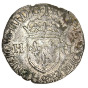 Henri III, douzain aux 2 H 1577 Troyes