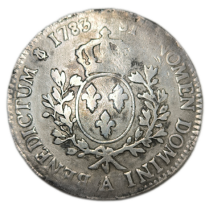 Louis XVI, écu aux branches d’olivier 1783 Paris