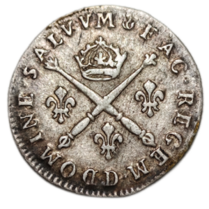 Louis XIV, 10 sols aux insignes 1704 Lyon