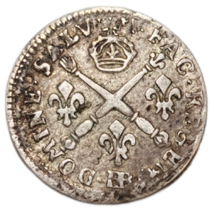 Louis XIV, 5 sols aux insignes 1704 Strasbourg