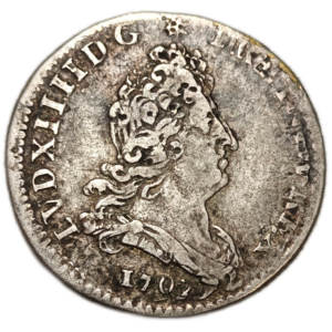 Louis XIV, 5 sols aux insignes 1702 Paris
