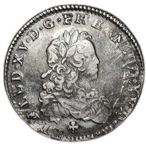 Louis XV, tiers d&rsquo;écu de France 1720 Nantes