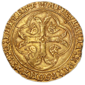 Charles VII, écu d’or à la couronne Montpellier