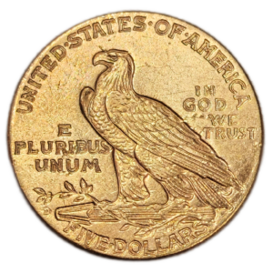 USA, 5 dollars tête d’indien 1914 Denver