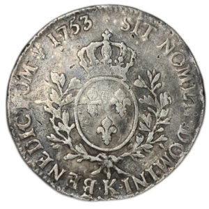 Louis XV, écu au bandeau 1753 Bordeaux