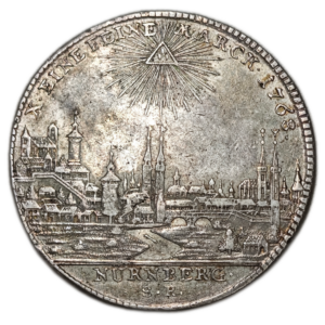Joseph II / Ville de Nuremberg, thaler 1768 Nuremberg