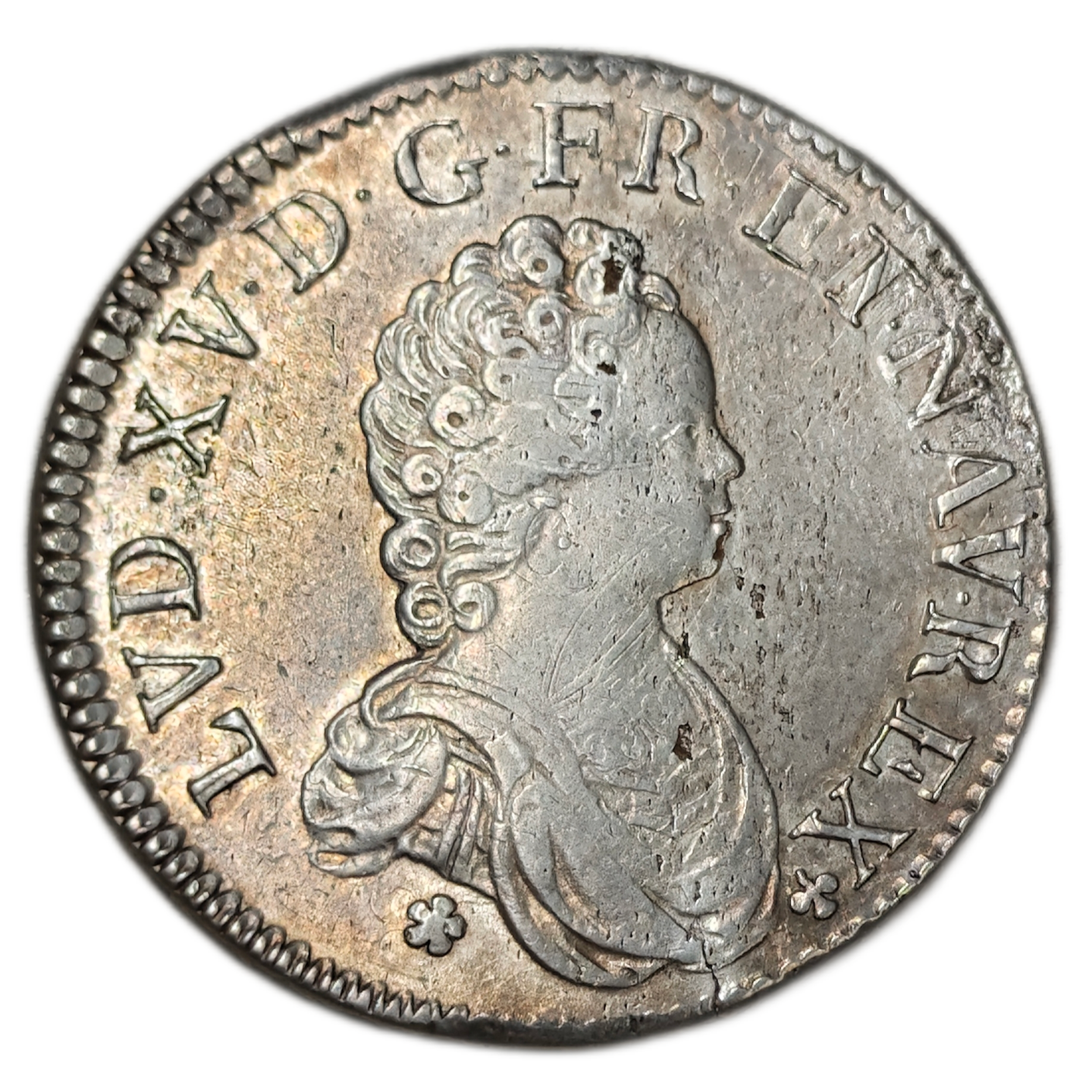Louis XV, écu Vertugadin 1716 Paris